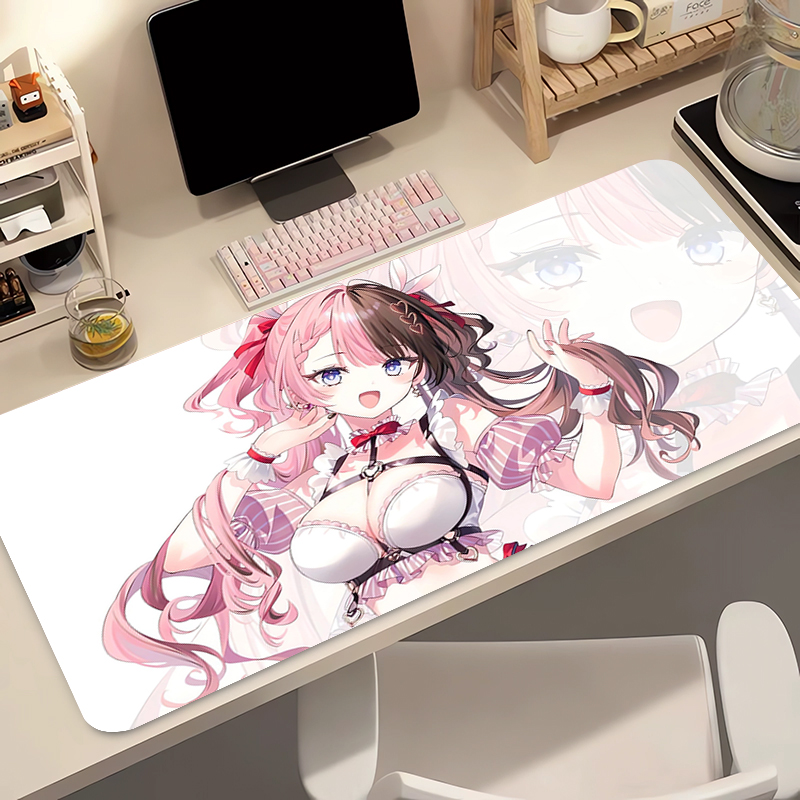 Home Office With Two Desks - Podkładka pod mysz Anime Gamer XXL