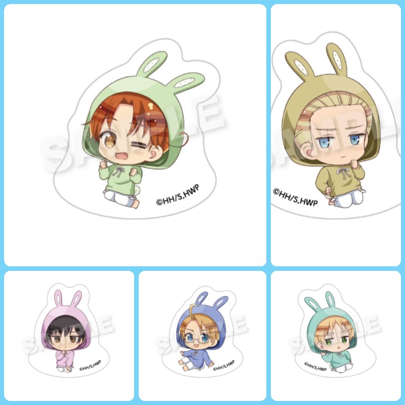 Standing Desk Electric - Hetalia Axis Powers ANIME 10CM Akrylowy
