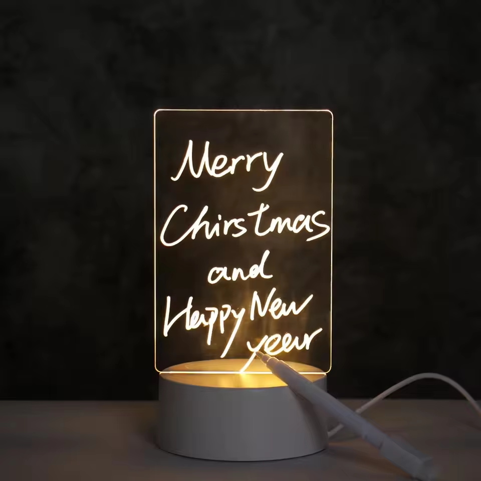 Letter Tray Desk - DIY notatnik tablica kreślarska LED świecąca