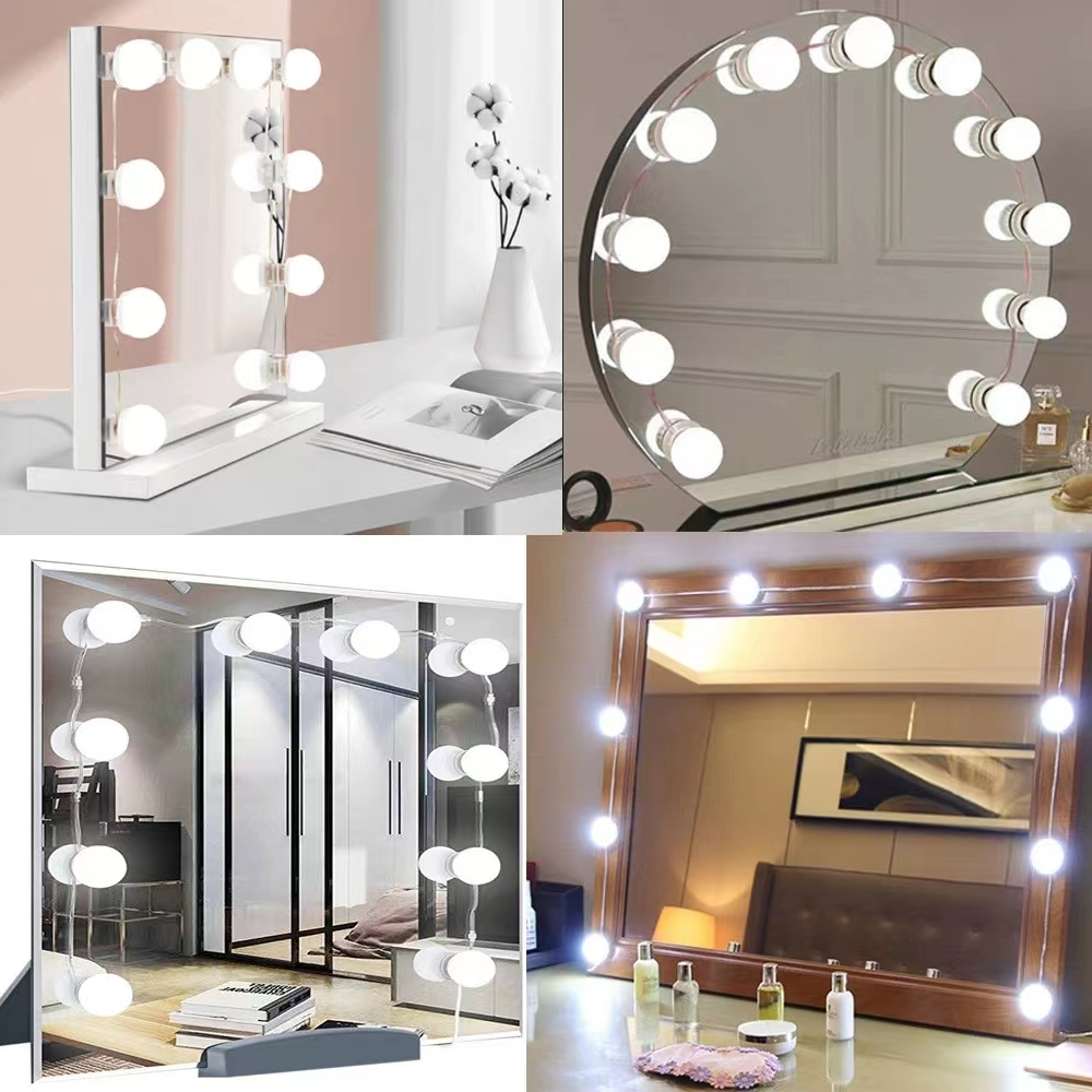 Home Office Lamp - LED Light Paste Mirror Makeup Light