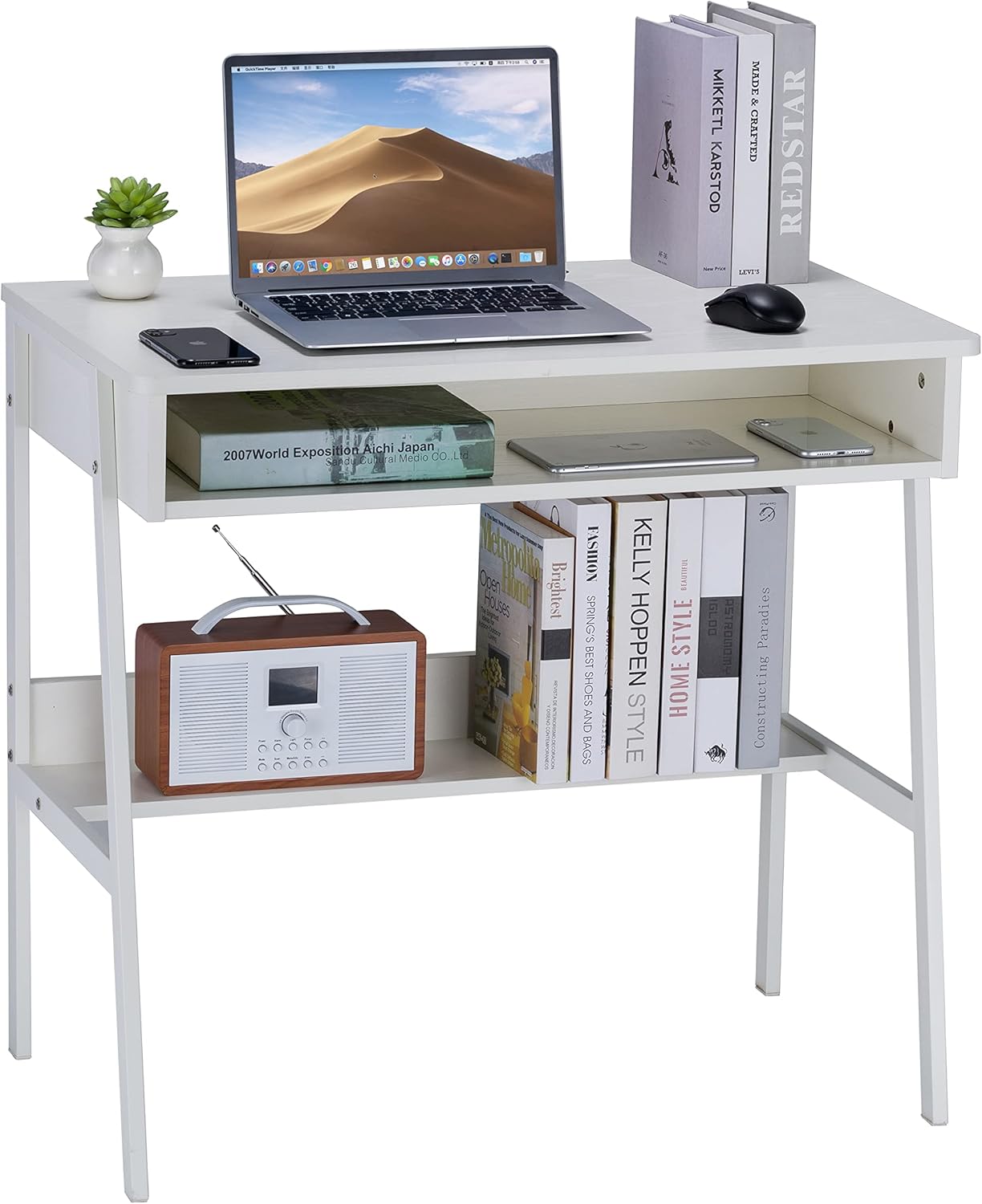 Home Office With Two Desks - ！@Combohome Meble do domu Biurko do