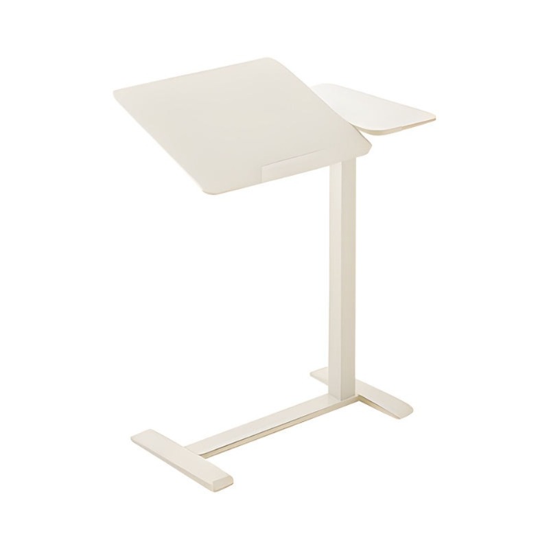 Home Office With Two Desks - Pneumatyczny, mobilny stolik z regulacją wysokości,