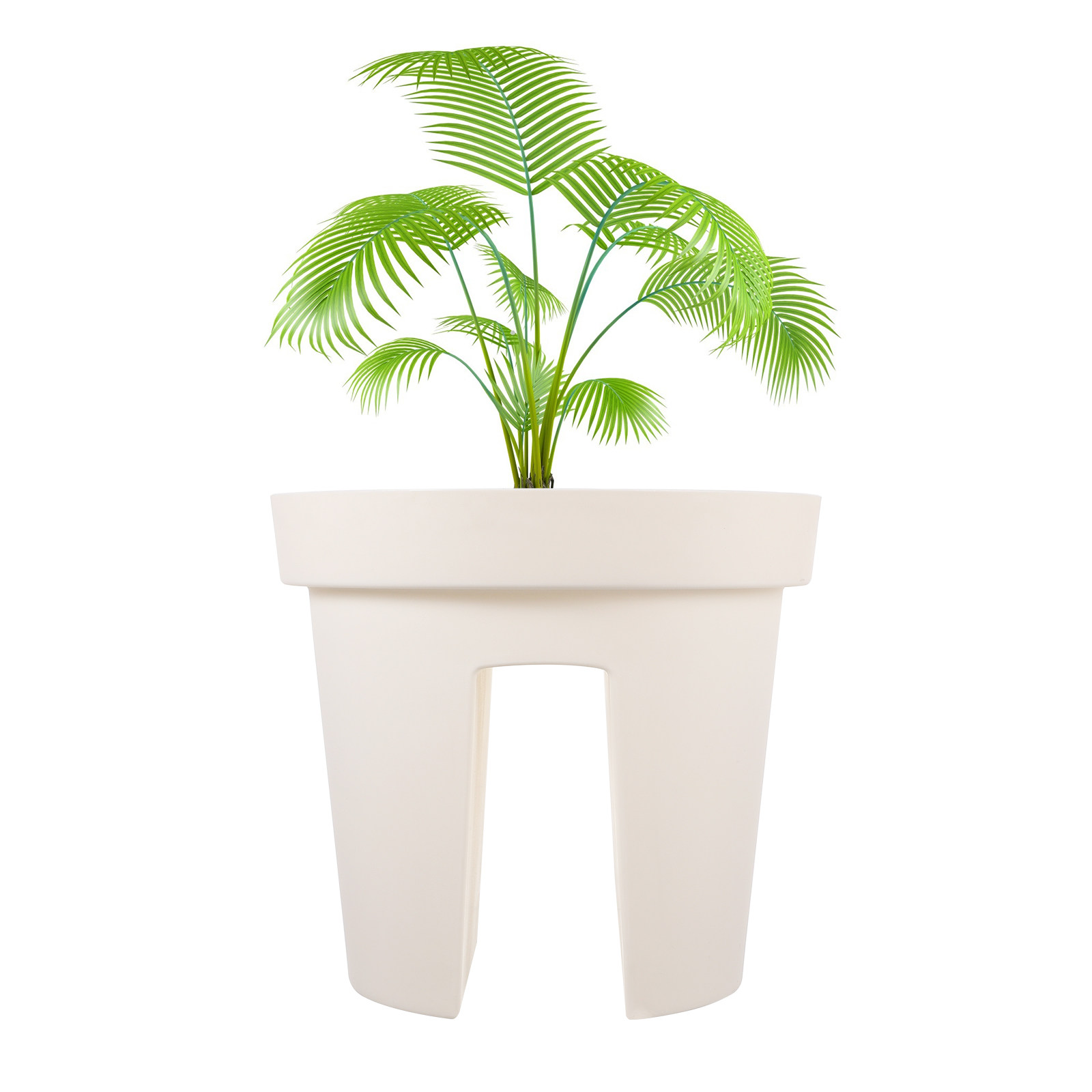 Home Office With Plants - 1 szt. Plastikowa doniczka ogrodowa z