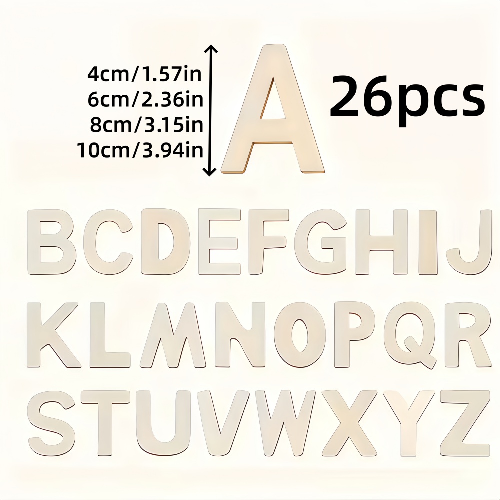 26 szt. Drewniane litery do sa – Letter Tray Desk recenzja i cena