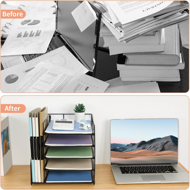 5-poziomowy wielowarstwowy reg – Letter Tray Desk recenzja i cena