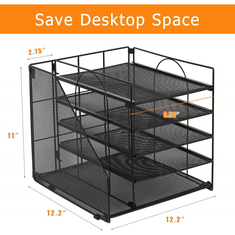 5-poziomowy wielowarstwowy reg – Letter Tray Desk recenzja i cena