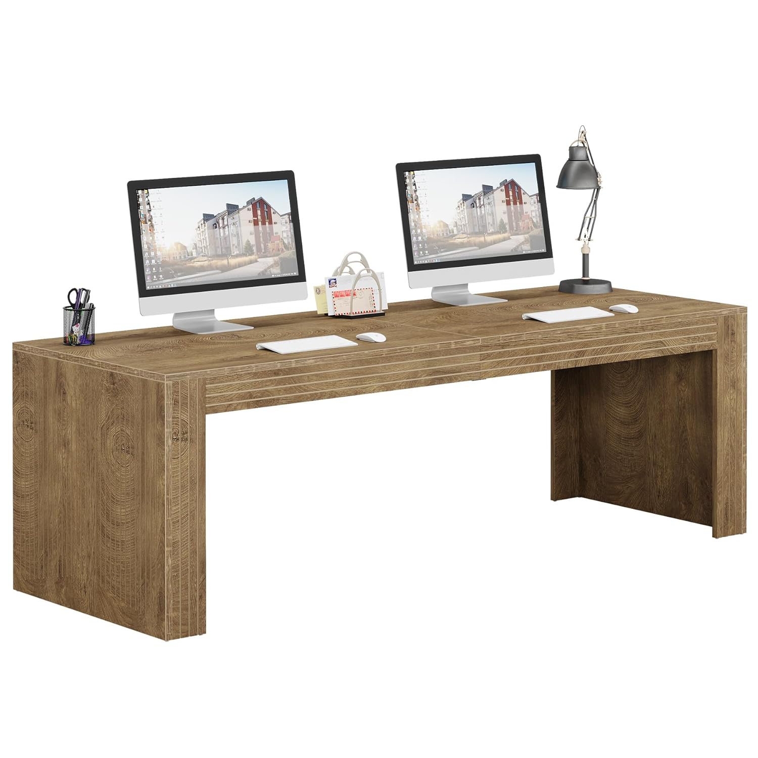 # 79-calowe, bardzo długie biu – Home Office With Two Desks recenzja i cena
