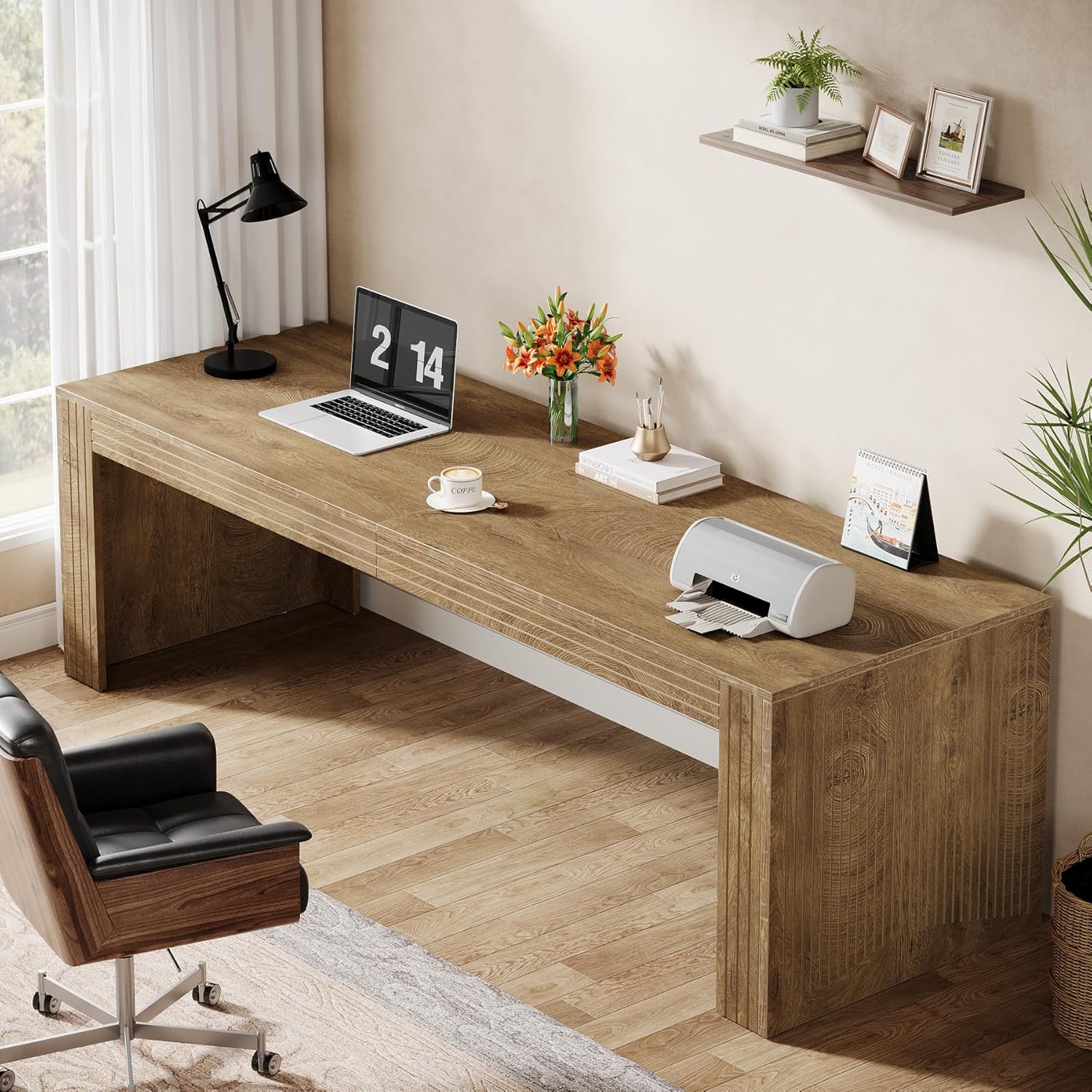 # 79-calowe, bardzo długie biu – Home Office With Two Desks recenzja i cena