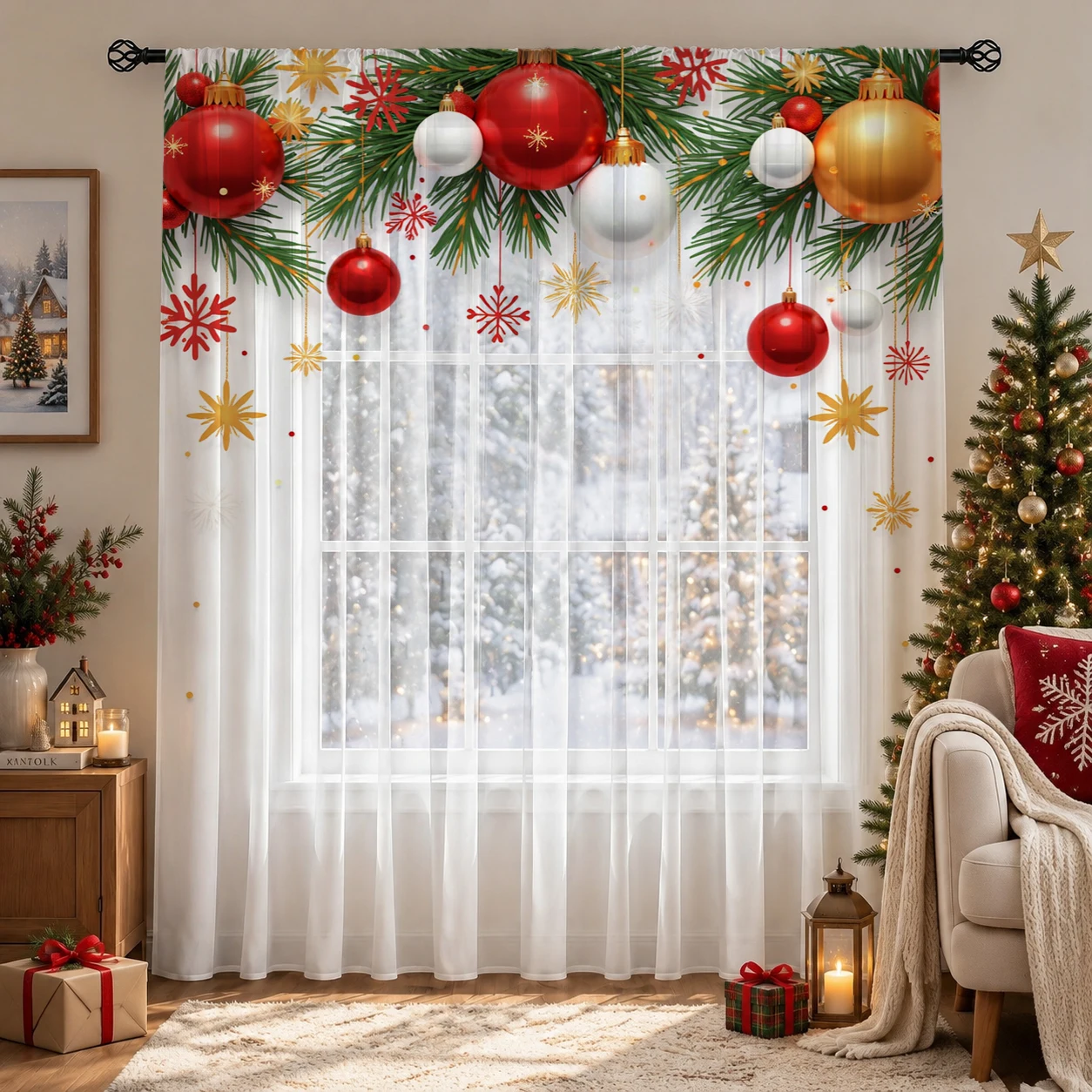 Świąteczna gradientowa, przezr – Home Office With Plants recenzja i cena