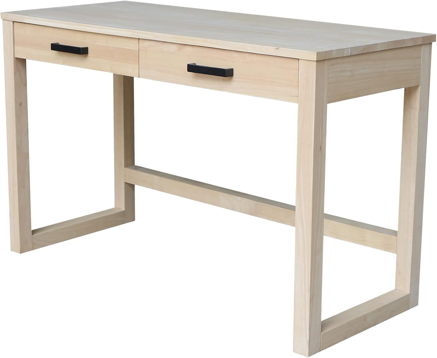 Stół roboczy z litego drewna z – Home Office With Two Desks recenzja i cena