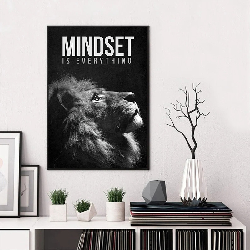1 szt. bezramowy plakat z moty – Home Office Quotes recenzja i cena