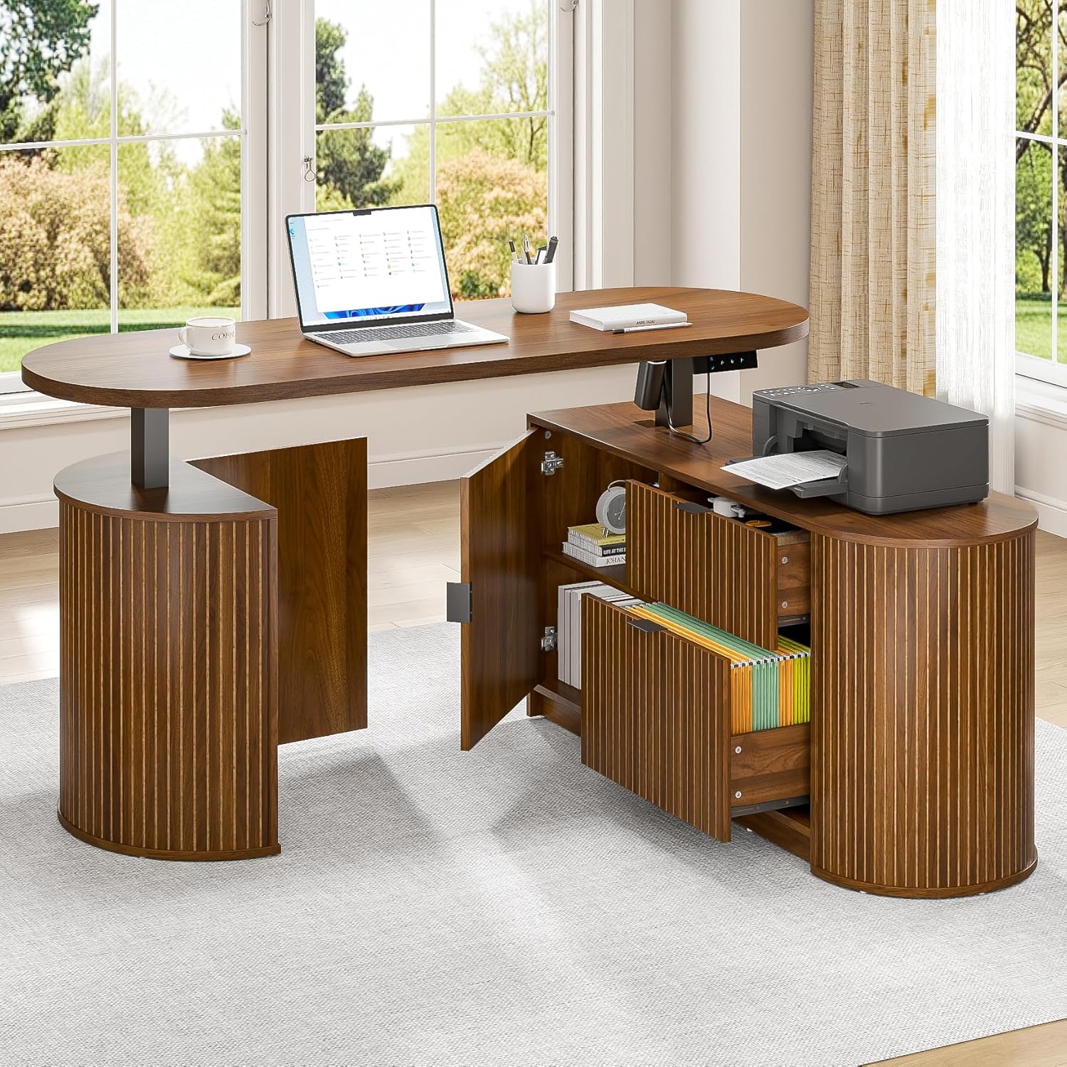 Elektryczne biurko narożne w s – Standing Desk Electric recenzja i cena