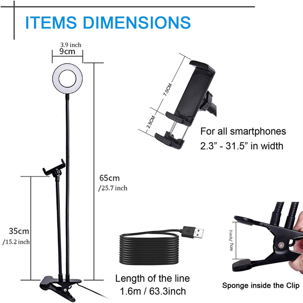 Uniwersalny elastyczny uchwyt  – Home Office Lamp recenzja i cena
