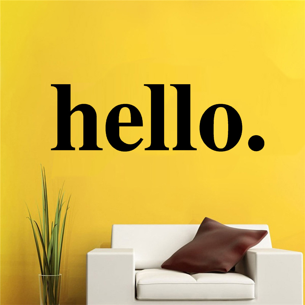 Hello Quotes Naklejka ścienna  – Home Office Quotes recenzja i cena