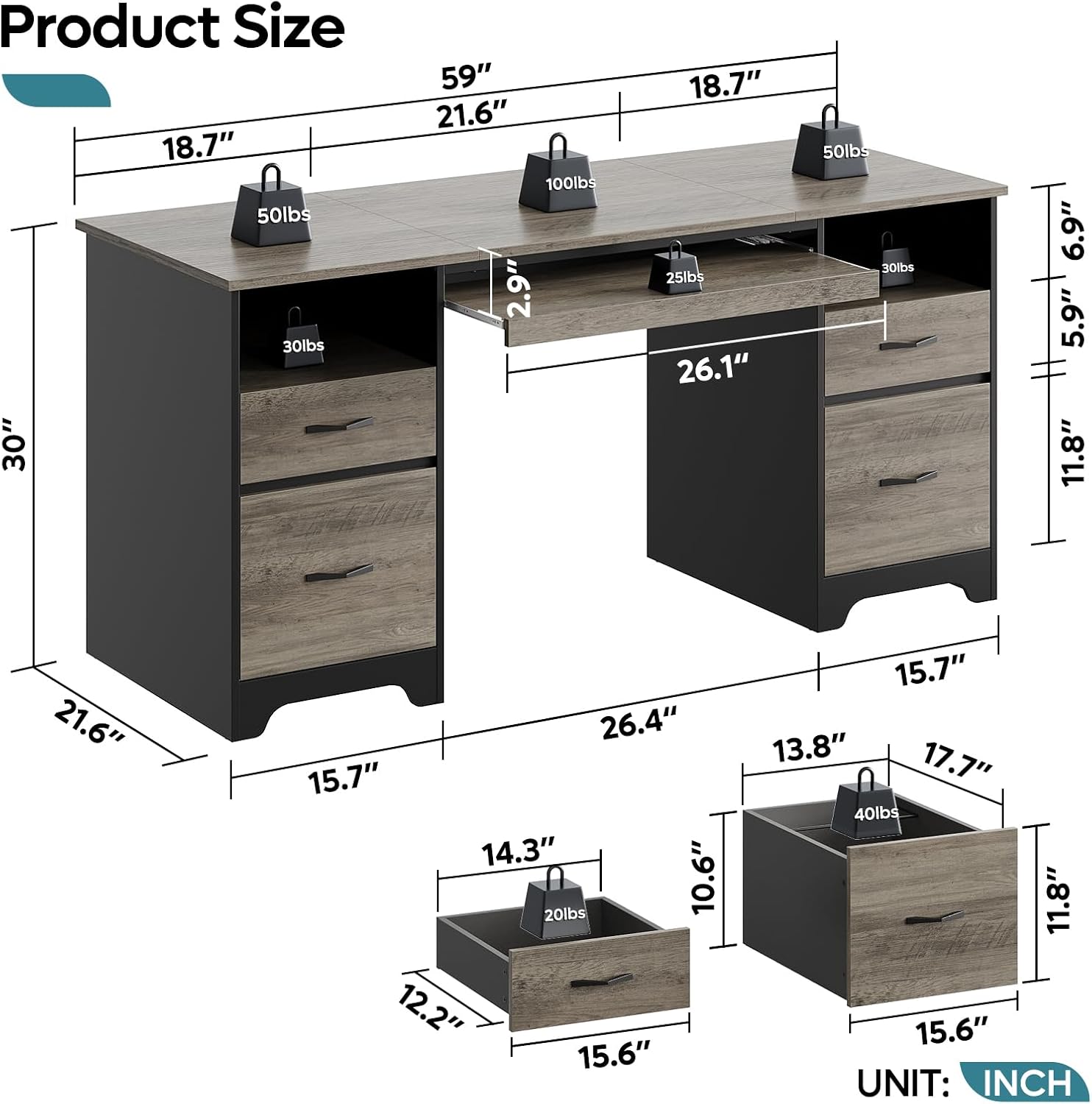 Biurko komputerowe dla kierown – Home Office With Two Desks recenzja i cena