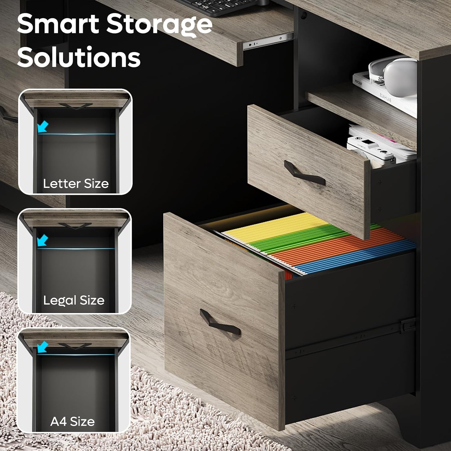 Biurko komputerowe dla kierown – Home Office With Two Desks recenzja i cena