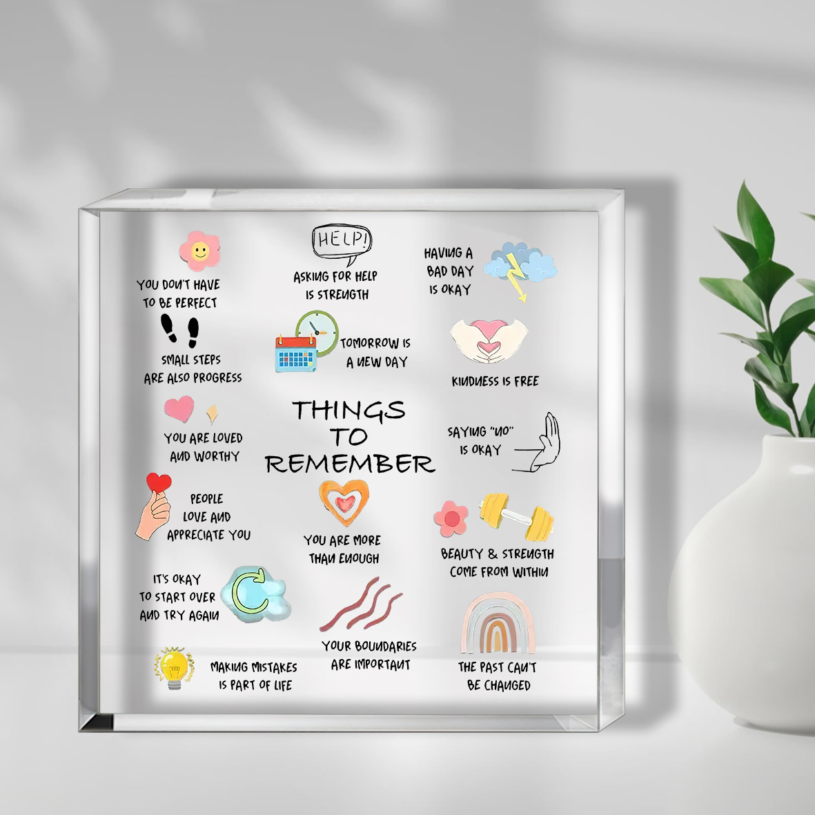 1 szt. Nowoczesny akrylowy dek – Home Office Quotes recenzja i cena