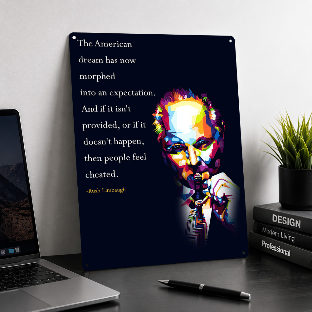 Plakat Metalowy z Cytatami Rus – Home Office Quotes recenzja i cena