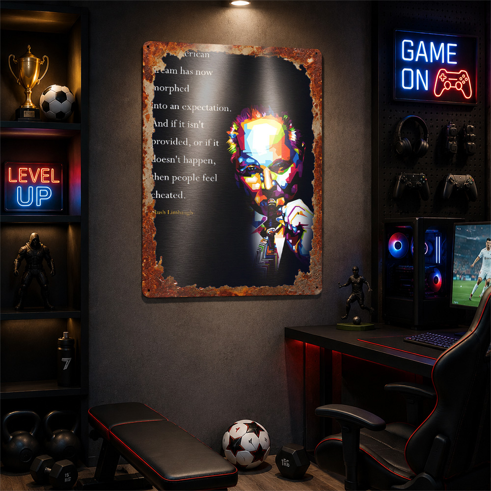 Plakat Metalowy z Cytatami Rus – Home Office Quotes recenzja i cena
