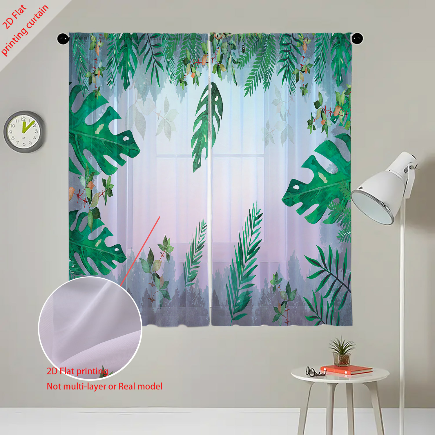 Przezroczysta folia dekoracyjn – Home Office With Plants recenzja i cena