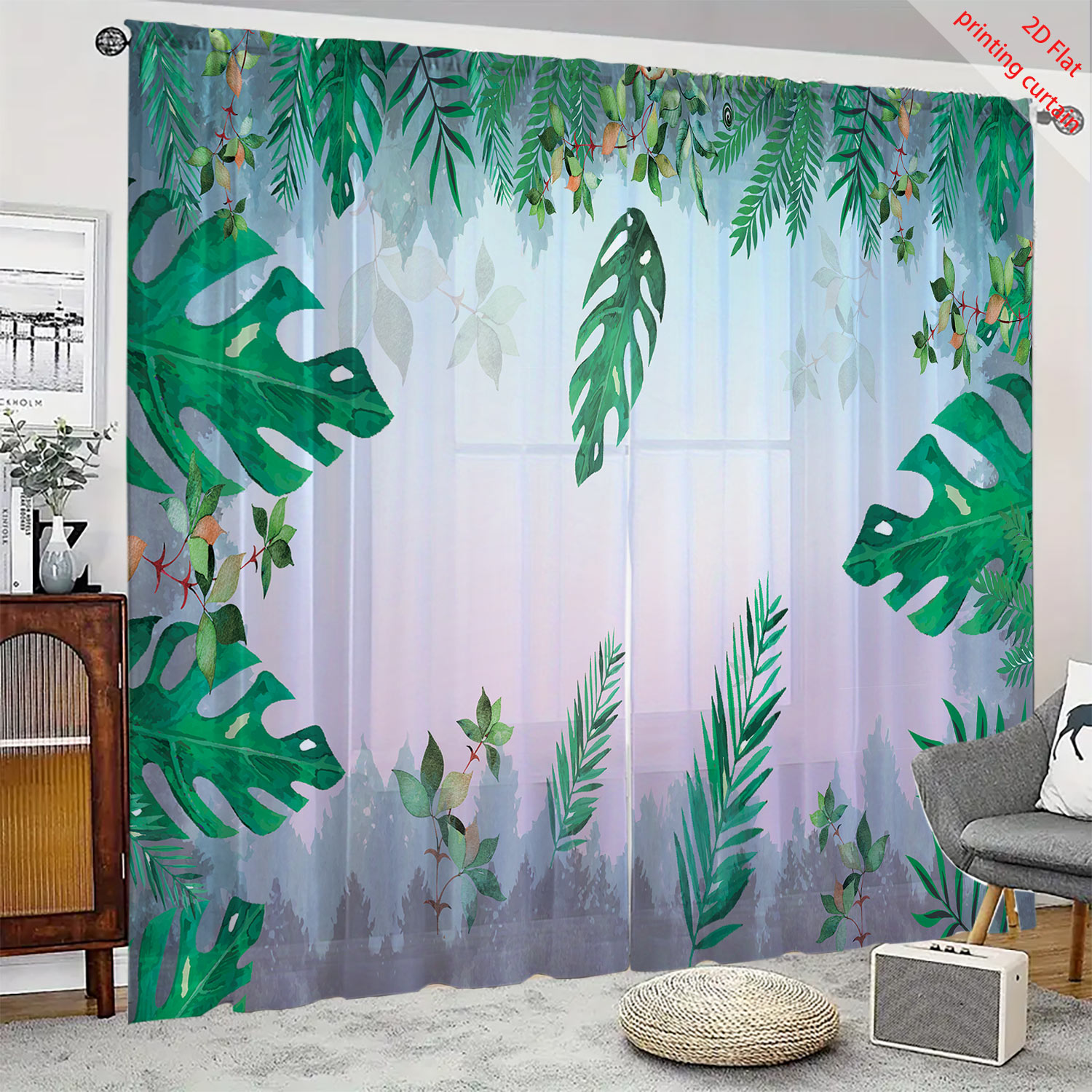 Przezroczysta folia dekoracyjn – Home Office With Plants recenzja i cena