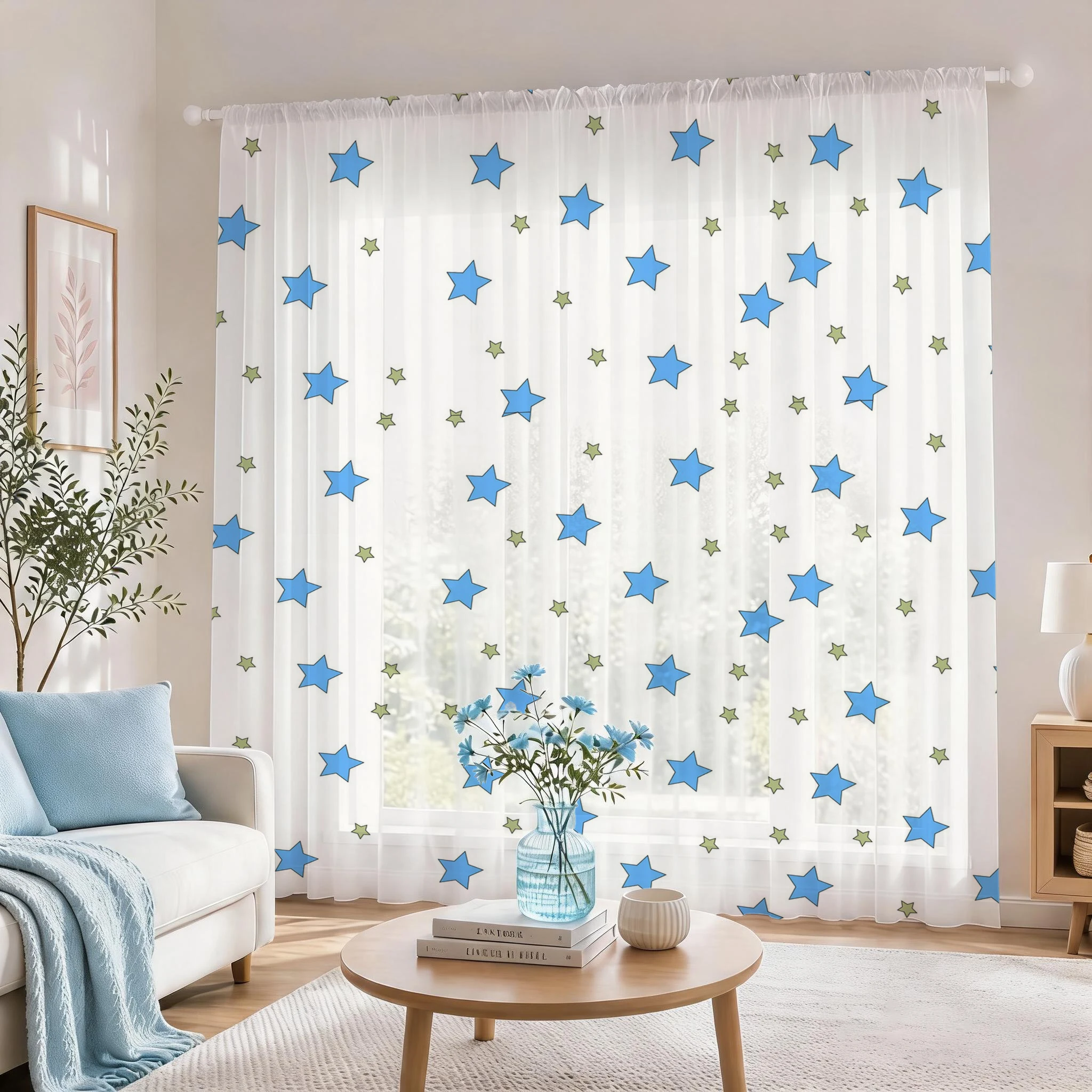 Zasłona woalowa Blue Star Mode – Home Office With Plants recenzja i cena